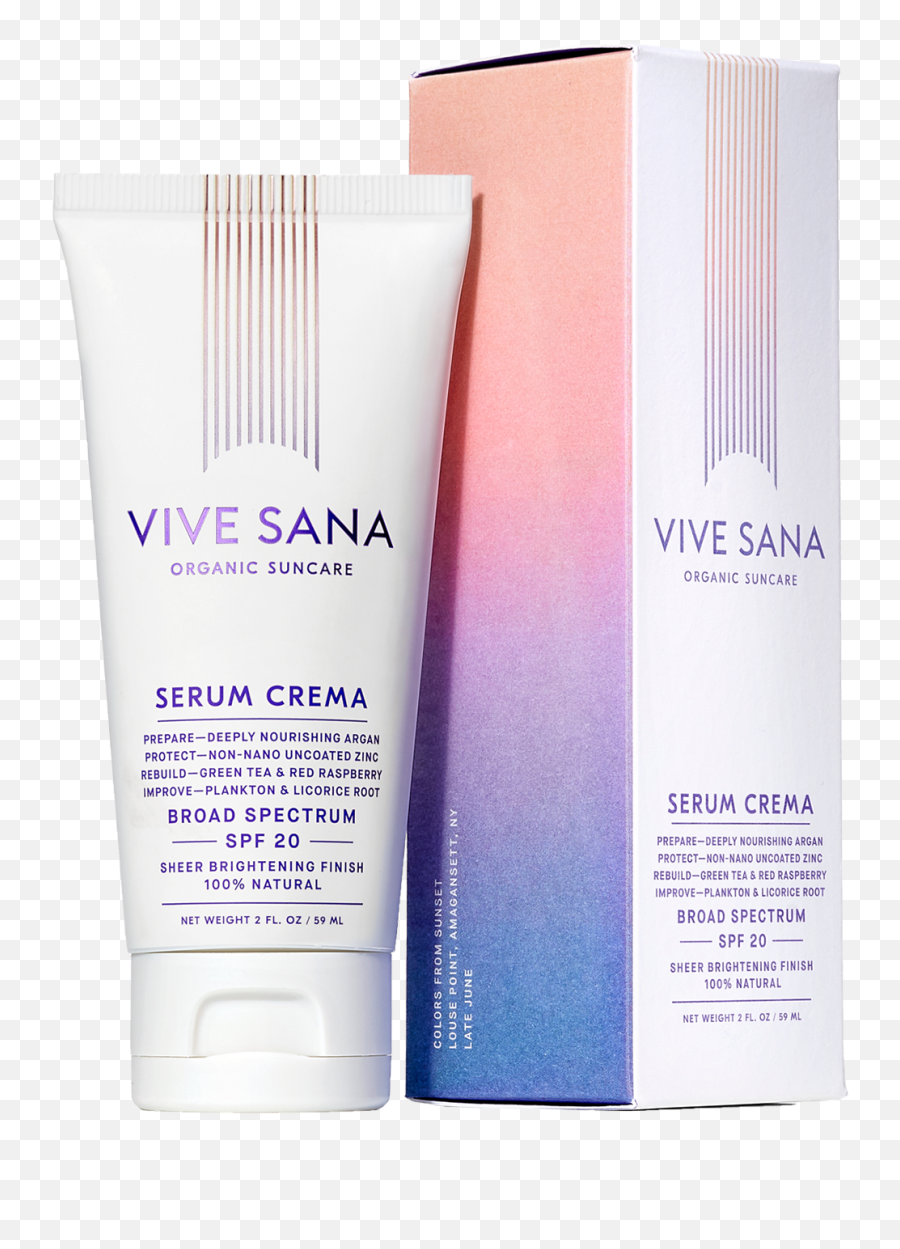 Vive Sana - Organic Mineral Sunscreen Lotion Emoji,Raspberry Emoji