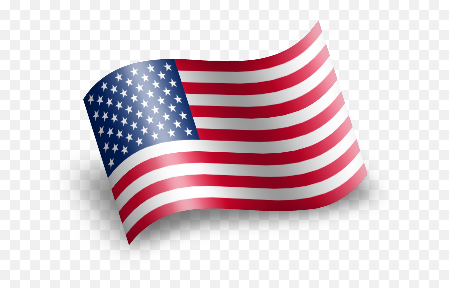 Usa - Us Flag Waving Clear Background Emoji,Waving American Flags Animated Emoticons