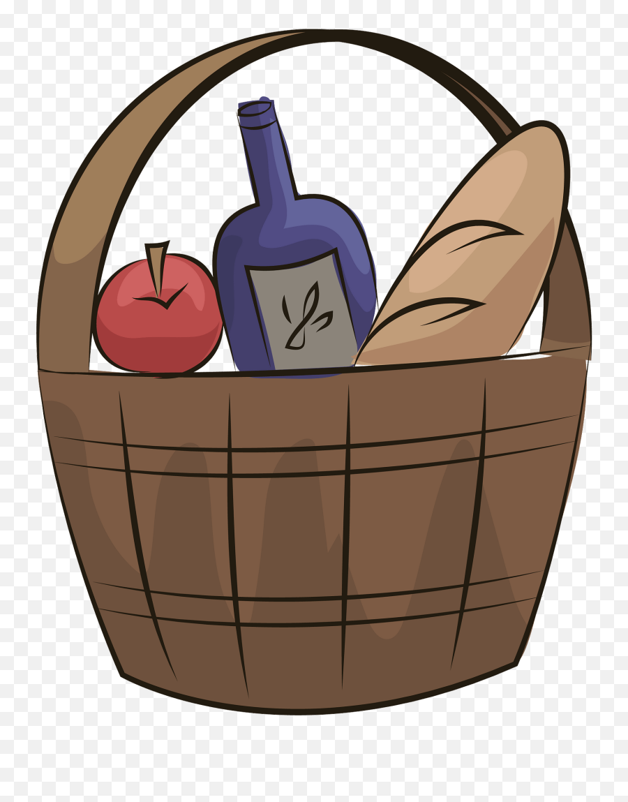 Picnic Basket Clipart - Household Supply Emoji,Easter Basket Emoji