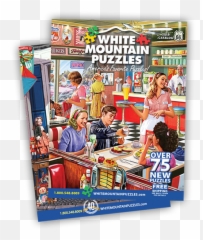 Americau0027s Favorite Jigsaw Puzzles For Adults Kids And - American Diner White Mountain Puzzle Emoji,Gennese Beer Emoji