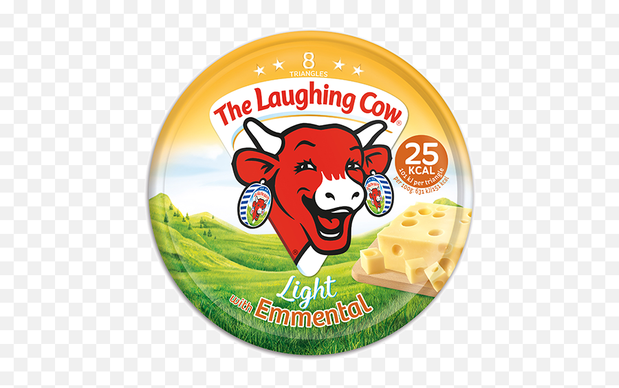 The Laughing Cow Light Cheese Spread With Emmental Cheese - Laughing Cow Cheese Nz Emoji,Laughing & Crying Emoji