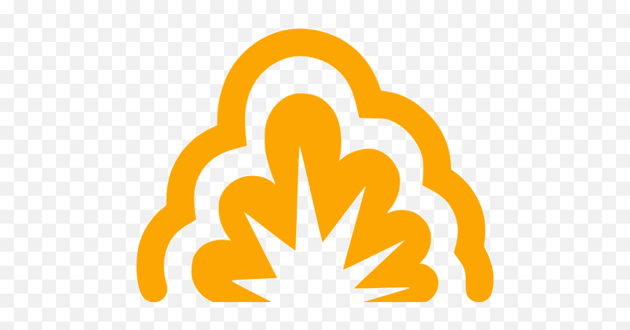 Orange Smoke Explosion Icon - Free Orange Explosion Icons Blue Explosion Icon Png Emoji,Emoticon Explosion Gif
