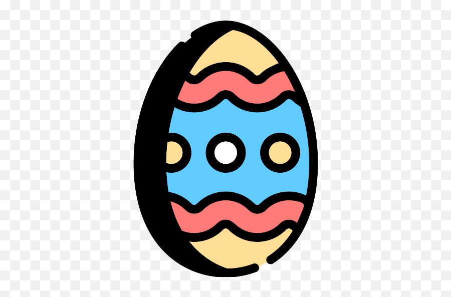 Easter Egg Easter Vector Svg Icon 48 - Png Repo Free Png Icons Dot Emoji,Animated Easter Emoticons
