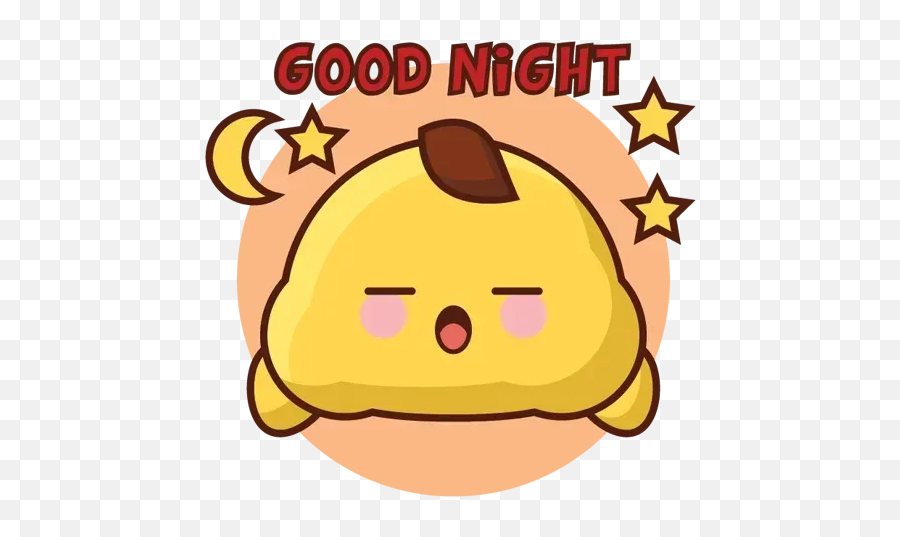 Cute Emojis Whatsapp Stickers - Stickers Cloud Illustration,Goodnight Emoji Text