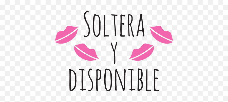 Vector Transparente Png Y Svg De Frase De Boda Soltera Y - Descargar Imagen De Soltera Emoji,Emoticon Corazon Partido Para Word