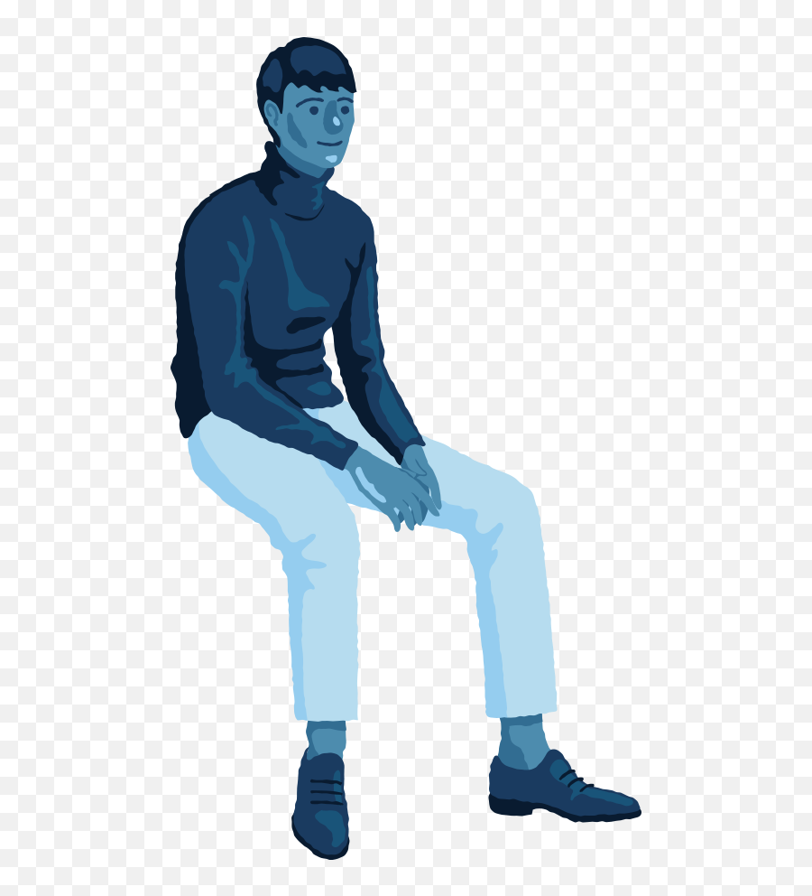 Style Man Sitting Front Vector Images In Png And Svg Emoji,Emoji Sittkng Person