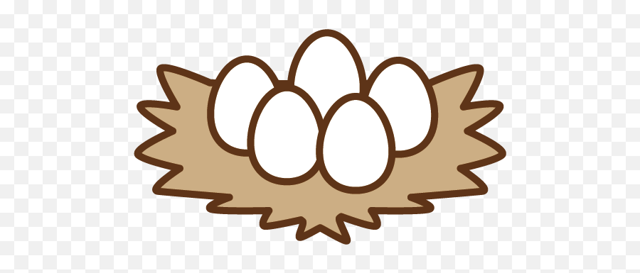 Svg Transparent Stock Chicken Nest Clipart Cartoon Eggs Emoji,Chicken Coming Out Of Egg Emoji