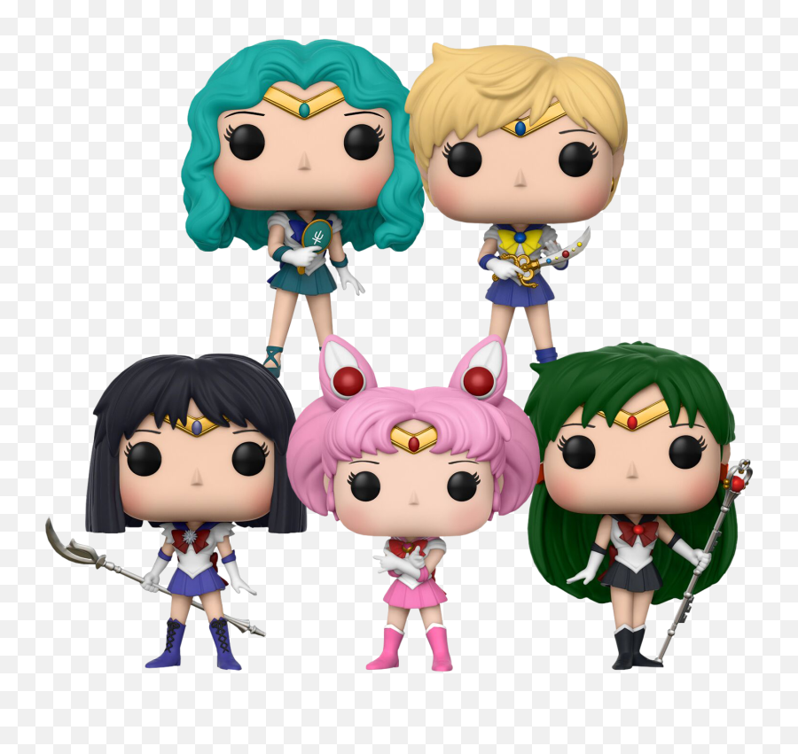 Funko Pop Set Sailor Moon Transparent - Sailor Moon Funko New Emoji,Sailor Moon Emojis