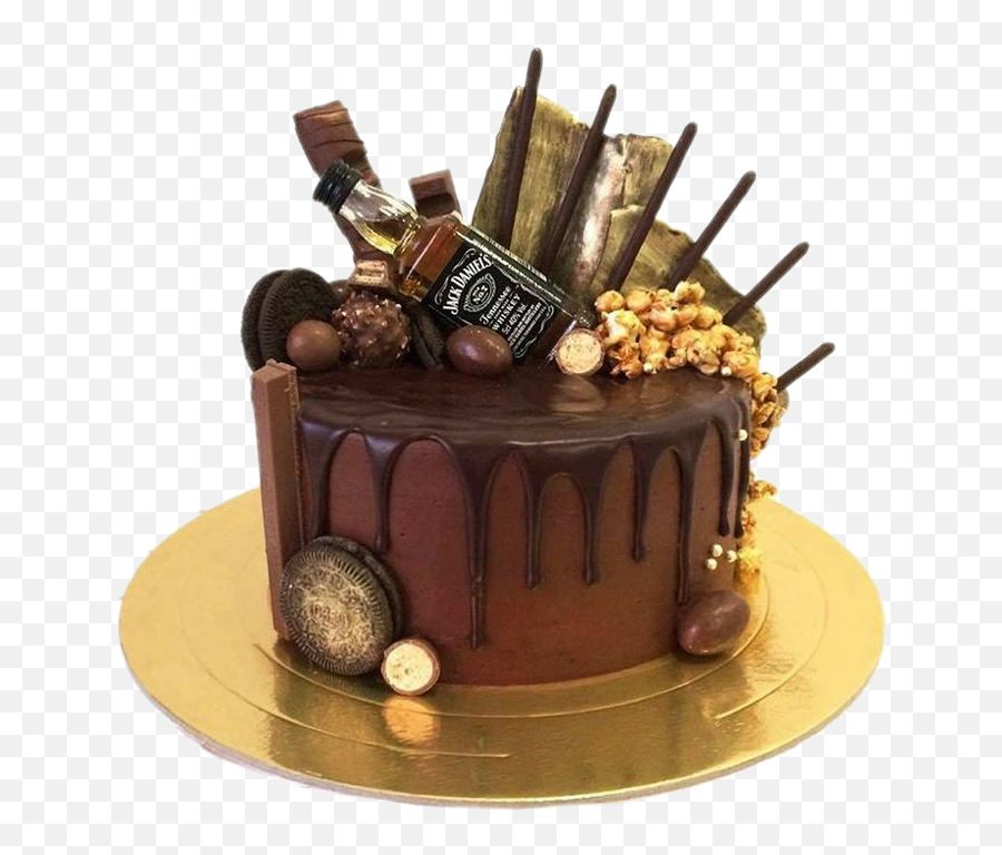 Cake Jackdaniels Decorations Sticker By Louise Kindred - Jack Daniel Chocolate Cake Emoji,Emoji Birthday Cake Toppers