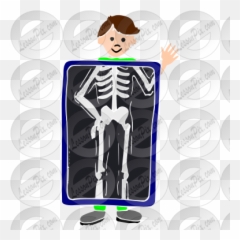 X - Ray Stencil For Classroom Therapy Use Great Xray Clipart Emoji,How To Draw A Chibi Skull Emoticon
