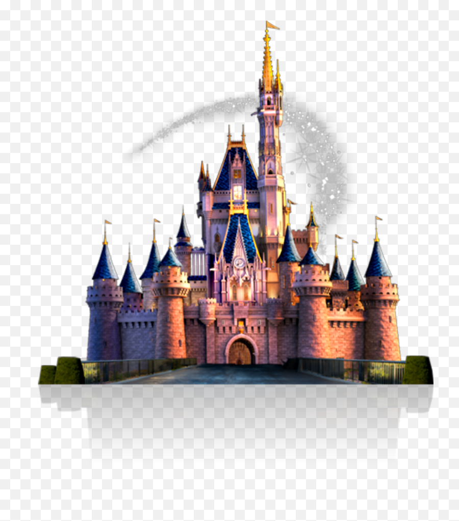 Ftestickers Disney Castle Sticker - Disney Castle Png Emoji,Disney Castle Emoji