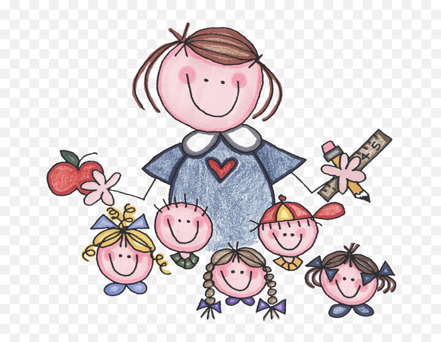 Clipart Elementary Teachers Best Free Image - Clipart Happy Teachers Emoji,Emotions Clipart For Teachers