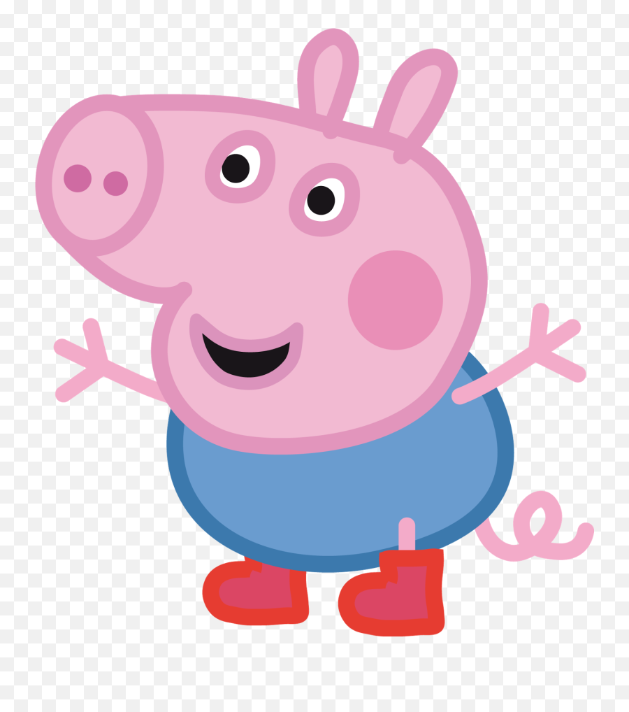 Peppa Pig Birthday Transfer Clipart - George Pig Emoji,Peppa Pig Emoji