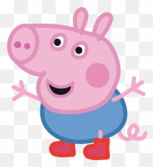 Peppa Pig Birthday Transfer Clipart - George Pig Emoji,Peppa Pig Emoji