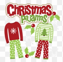 Pajama Day Pajama Clip Art 0 Png - Christmas Pajama Party Clipart Emoji,Kids Emoji Pajamas