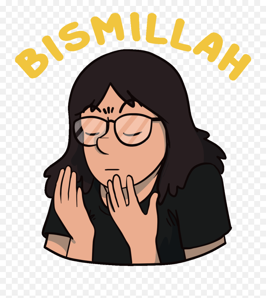 Islam Pray Sticker By Man With Long Hair For Ios Android - Pray Animated Gif Islam Emoji,Trash Dove Emoji