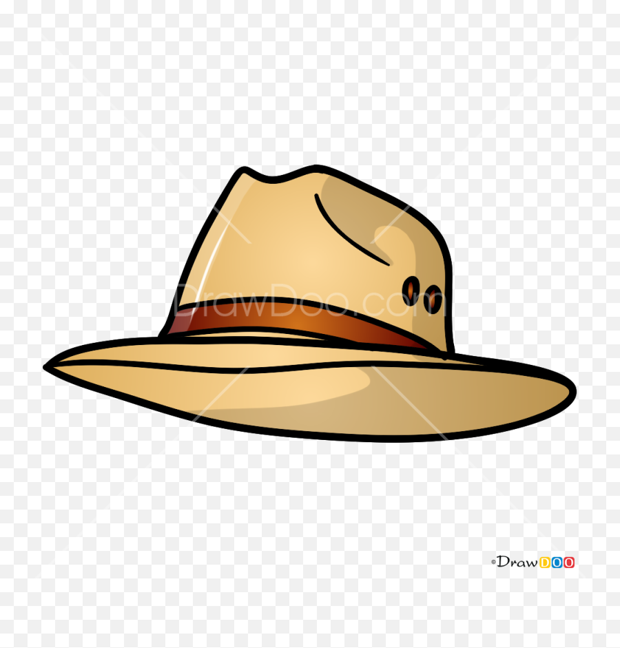 How To Draw Panama Hat Hats - Costume Hat Emoji,Ghost Emoji Hat