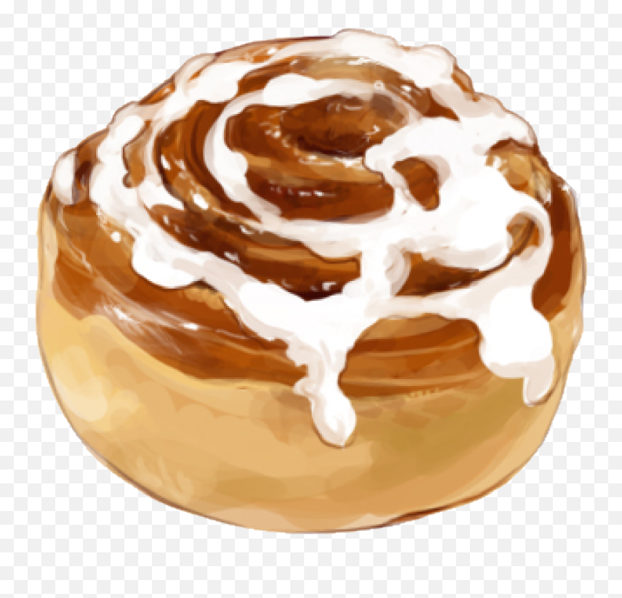 Cinnamon Swirl - Cartoon Cinnamon Bun Png Emoji,Cinnabon Emoji