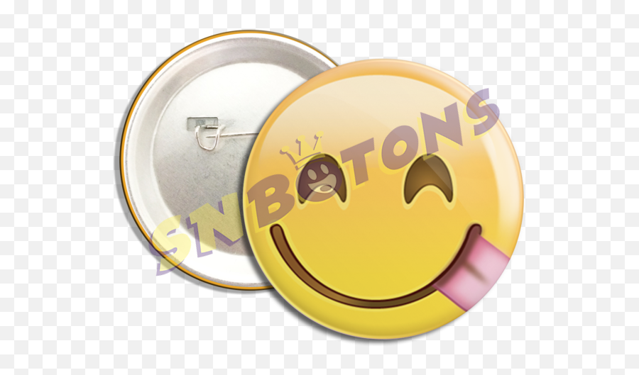 Boton - Happy Emoji,Desenhos Com Emoticons Do Whatsapp