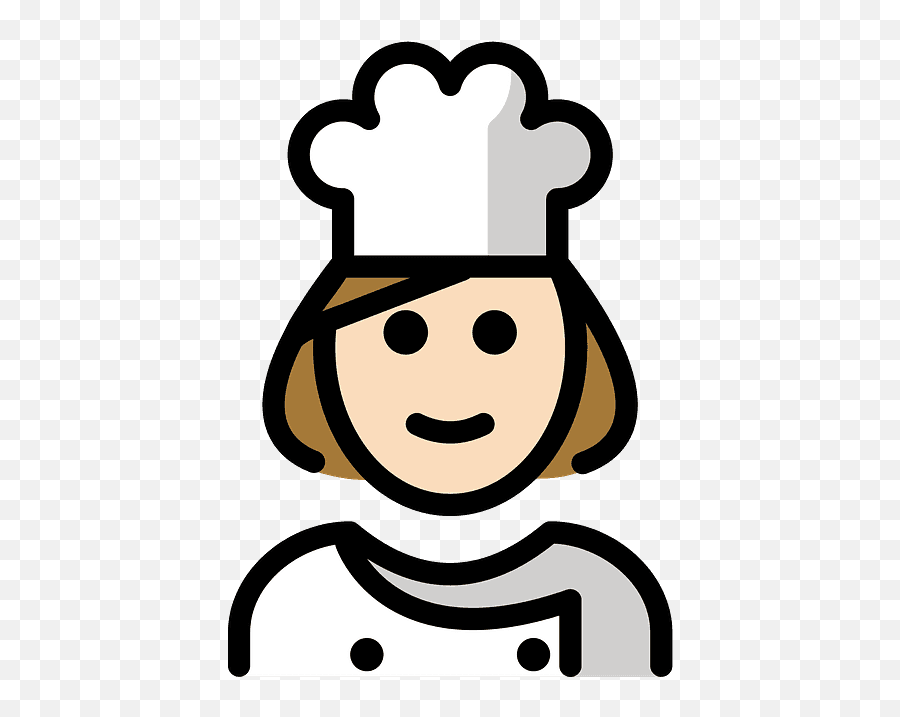 Woman Cook Emoji Clipart - Openmoji,Chef Emoji Png