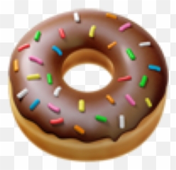 Doughnut Clipart Emoji Picture - Donut Emoji Apple,Food Emoji Png