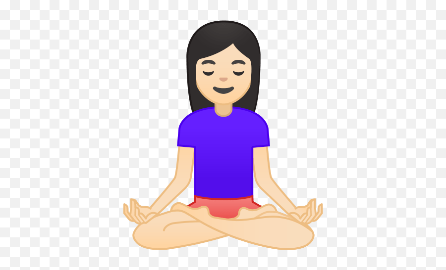 U200d Woman In Lotus Position Emoji With Light Skin Tone,Fitness Emojis