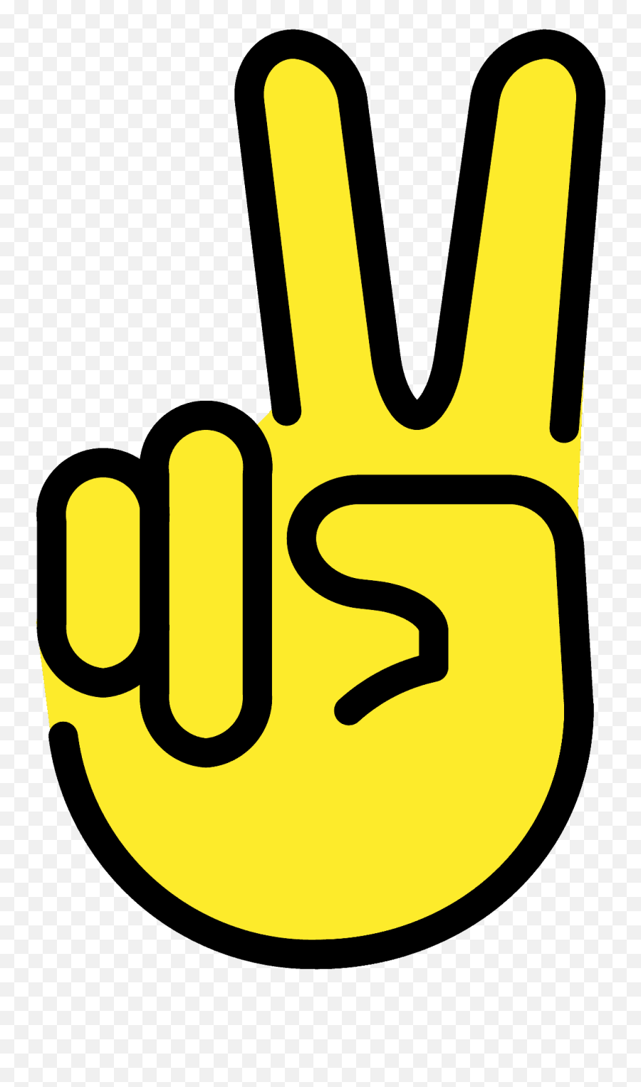 Victory Hand - Emoji Meanings U2013 Typographyguru Victory Emoji Hd,Hand Emoji
