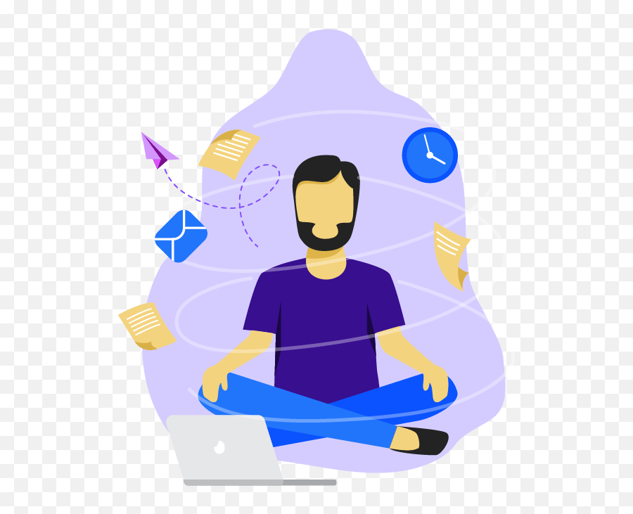 Positive Psychology During The Times Of Pandemic - Man Meditating Vector Emoji,Happy Emotions List
