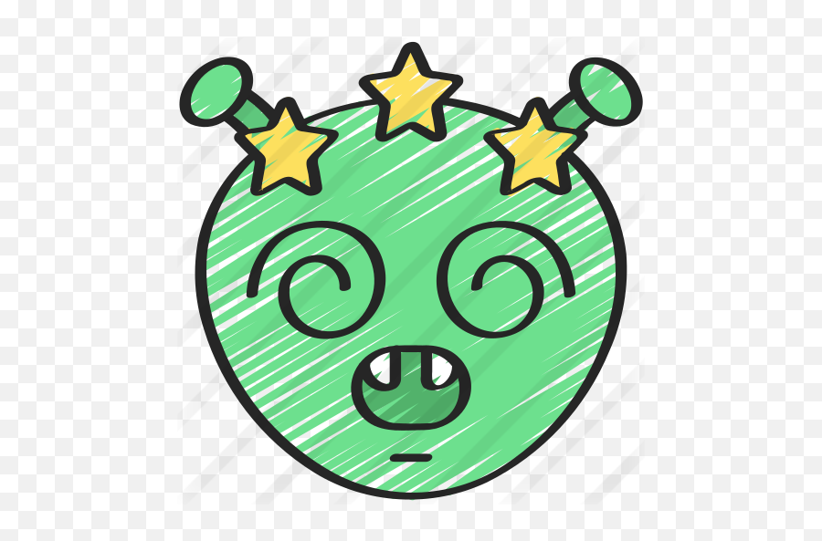 Dizzy - Happy Emoji,Dizzy Star Emoji