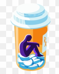 Relieve Medical Opioid Detox - Pill Bottle Clipart Png Emoji,Will Farrel Trapped In A Cage Of Emotion
