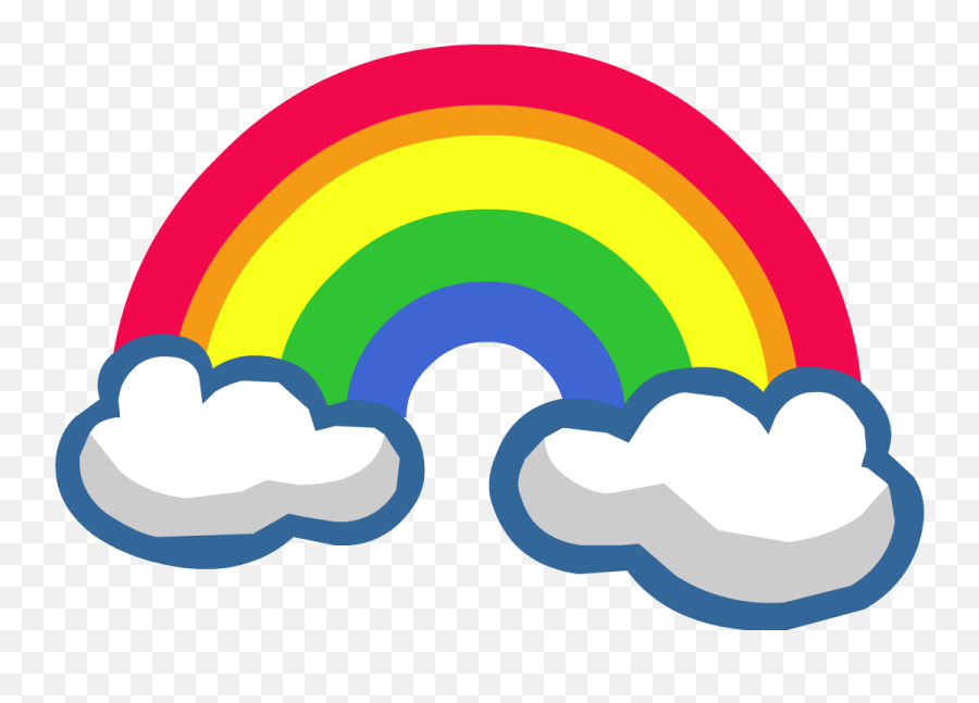 Transparent Background Rainbow Clipart - Cute Transparent Background Rainbow Clipart Emoji,Rainbow Emoji