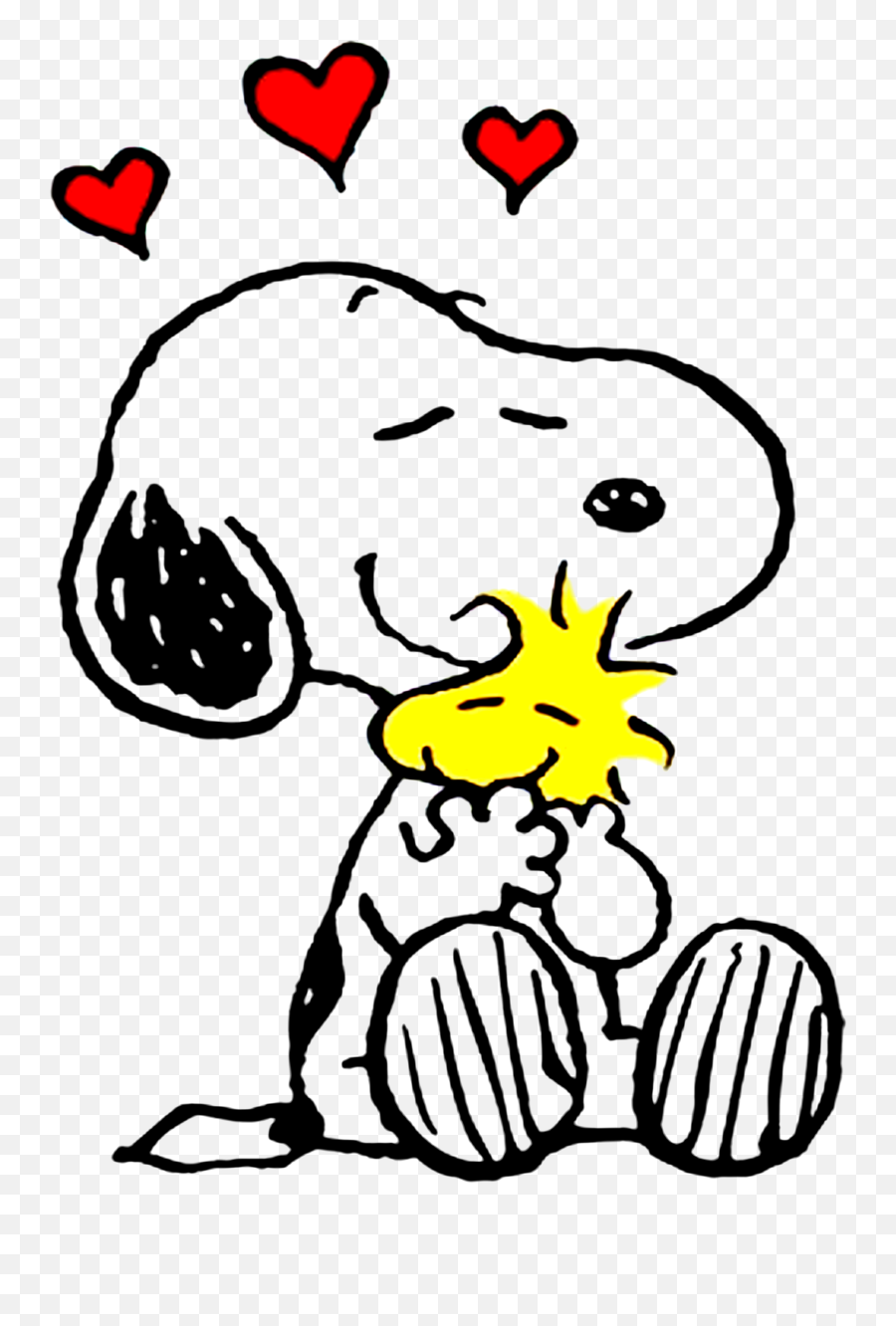 Snoopy Charlie Brown Lucy Van Pelt - Cute Snoopy Hugging Woodstock Emoji,Download Charlie Brown Halloween Emoticons