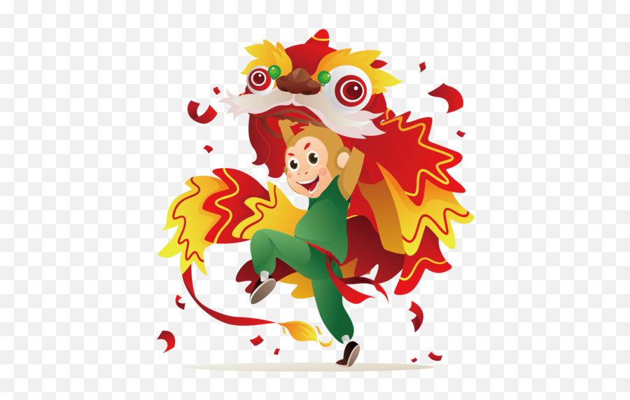Dance Chinese New Year Festival Tree - Fictional Character Emoji,Clown Xmas Tree Clock Emojis