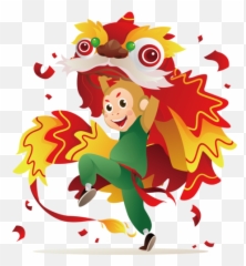 Dance Chinese New Year Festival Tree - Fictional Character Emoji,Clown Xmas Tree Clock Emojis