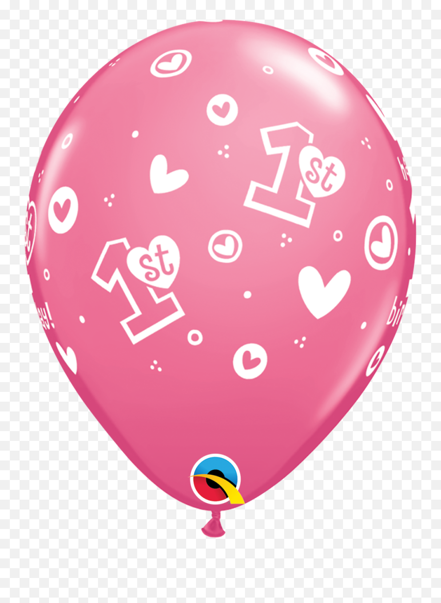 Baby Girl Balloons Pk6 - Balloon Emoji,Emoji Birthday Dress