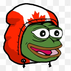 Happy Pepe The Frog Emoji,Canadian Emoji