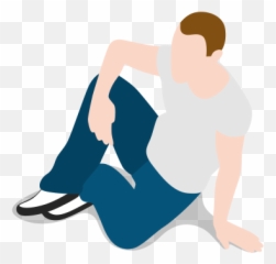 Man Sitting People Free Icon Of City Basic - People Icons Isometric People Png Emoji,Old Man Crutch Emoticons