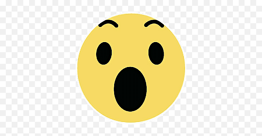 Facebook Reaction Sticker - Wow Reaction Png Emoji,Those Facebook Reaction Emojis
