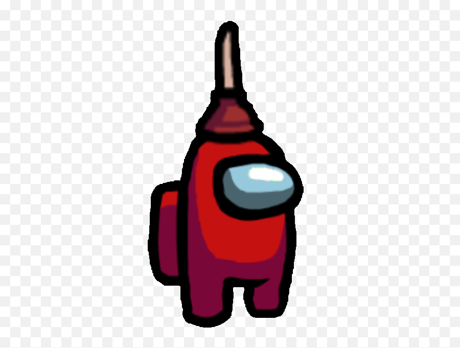 Among Us Amongus Red Plunger Sticker - Among Us Gif Png Emoji,Plunger Emoji