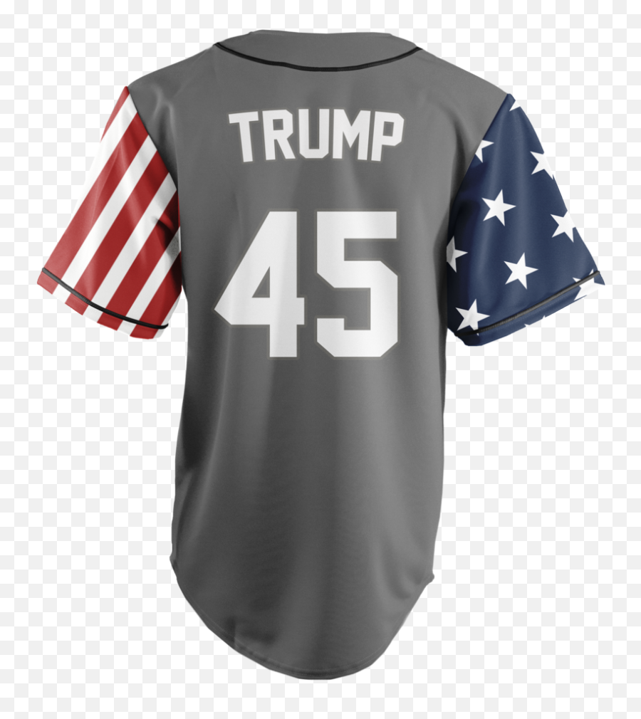 Grey Trump - Trump Baseball Jersey Emoji,Thunder Majestic Emoji T-shirt