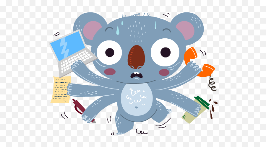 Koala Emoji For Ree On Behance - Dot,Koala Emoji Png
