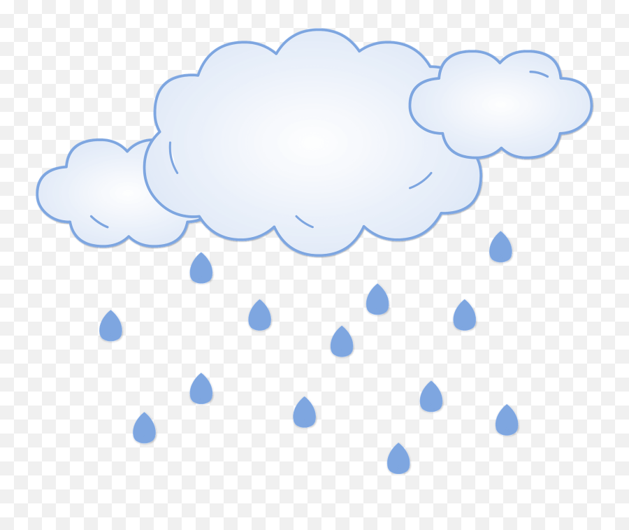 Rain Clipart Free Download Transparent Png Creazilla - Awan Dan Air Hujan Emoji,Raining Emoji