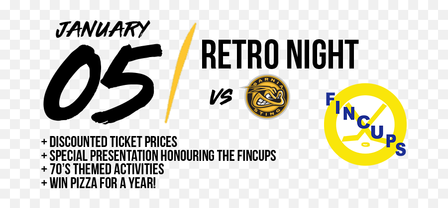 Promotional Schedule - Sarnia Sting Emoji,Emoticon 70s