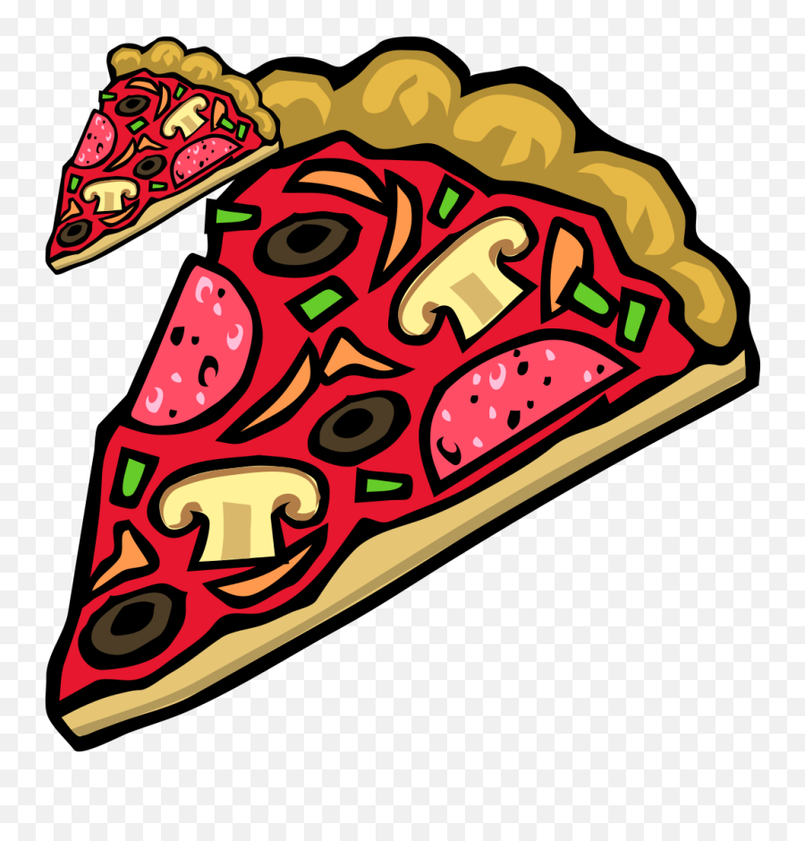 Pepperoni Pizza Slice Png Svg Clip Art - Clipart Pizza Svg Emoji,Pizaa Emoji Girl