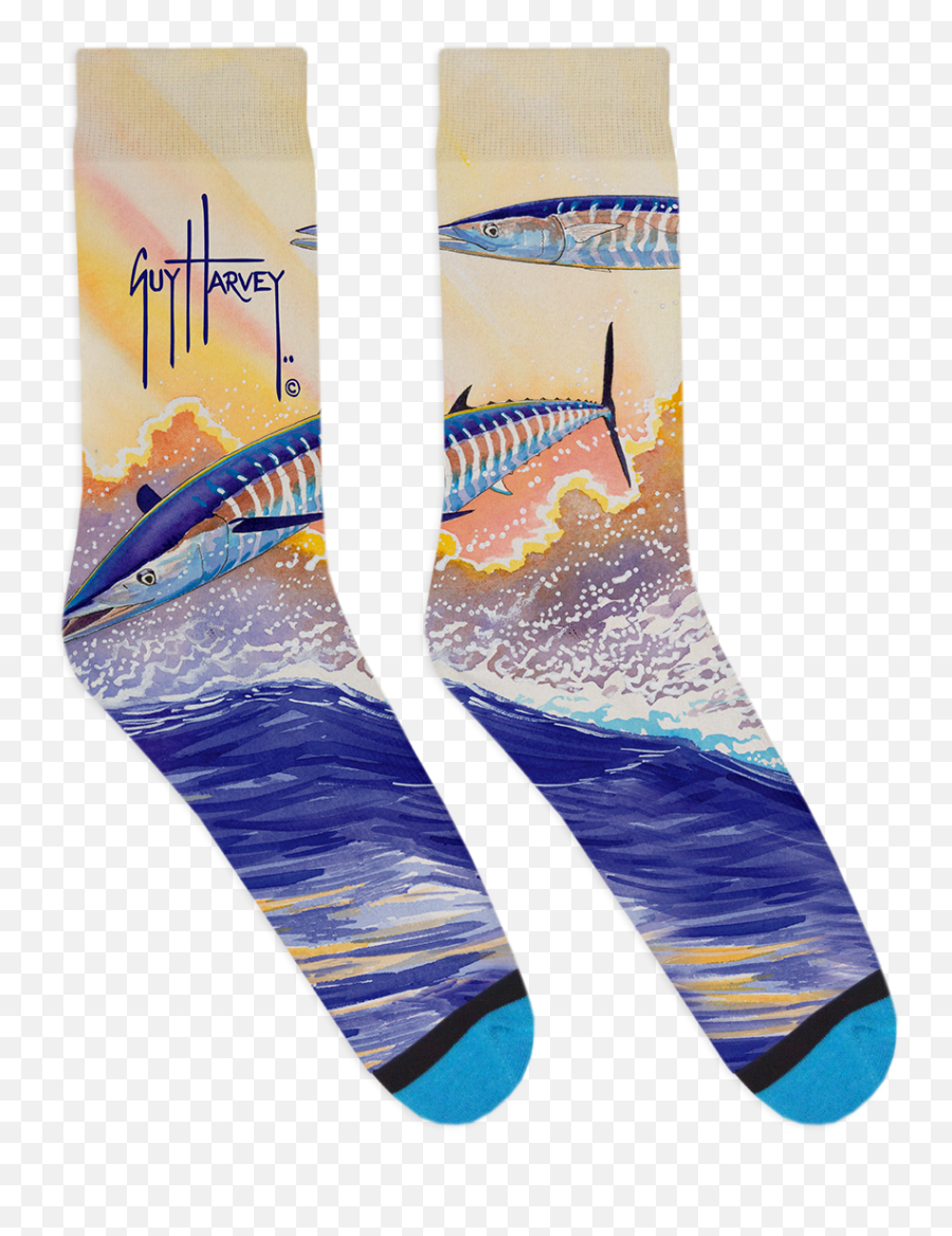 Guy Harvey Releases New Novelty Sock Collection - Pierson Grant For Teen Emoji,Chief Wahoo Emoticons For Facebook
