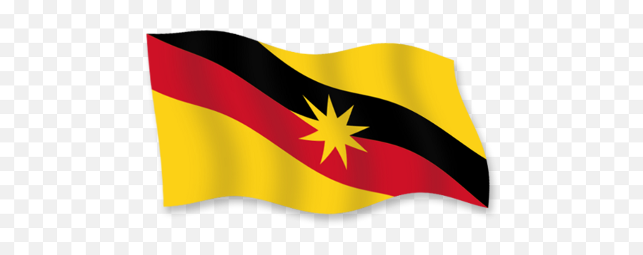 Li Xiao - Sarawak Flag With Transparent Background Emoji,Dr Flag Emoji