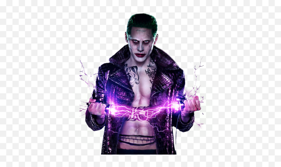 Suicide Squad Joker Png Free Images - Suicide Squad Joker Jacket Emoji,Suicidé Squad Emojis