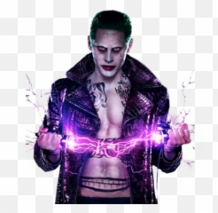 Suicide Squad Joker Png Free Images - Suicide Squad Joker Jacket Emoji,Suicidé Squad Emojis