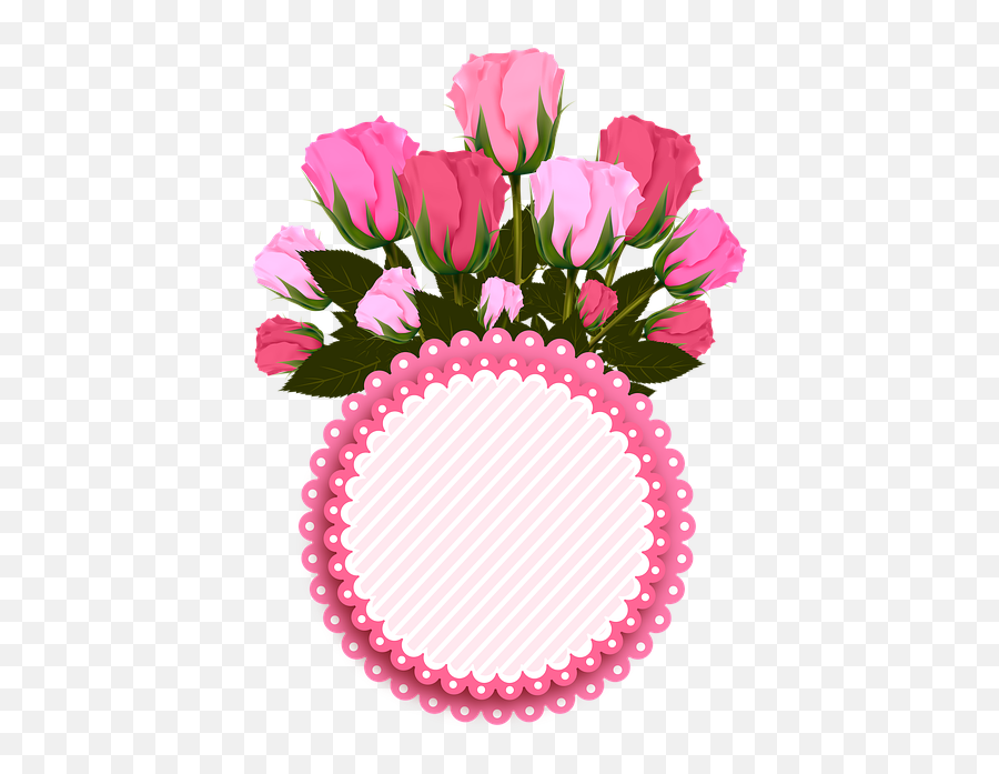 Flowers Roses Pink Emoji,Valentine Flowers Emotion Icon