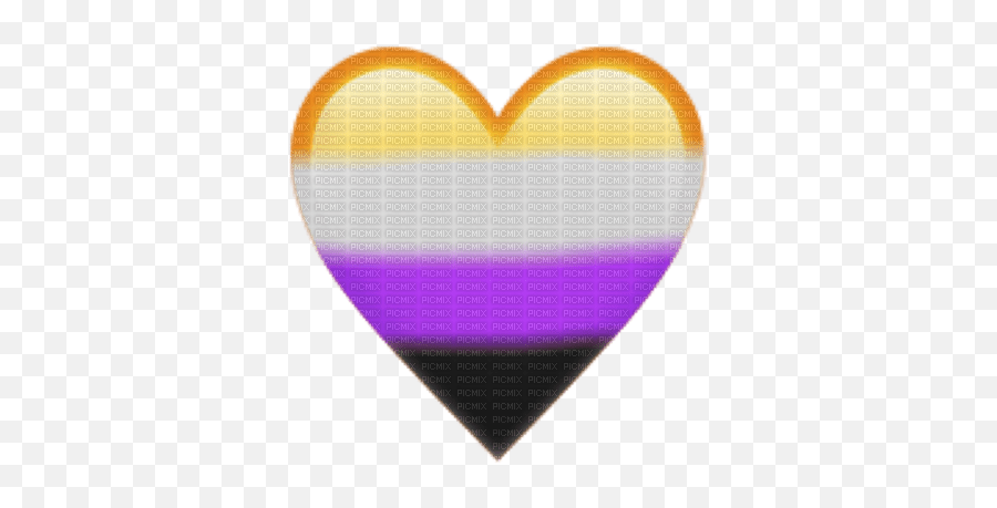 Nonbinary Emoji Heart Nonbinary Emoji Heart Lgbt - Girly,Hijab Emoji Nonbinary